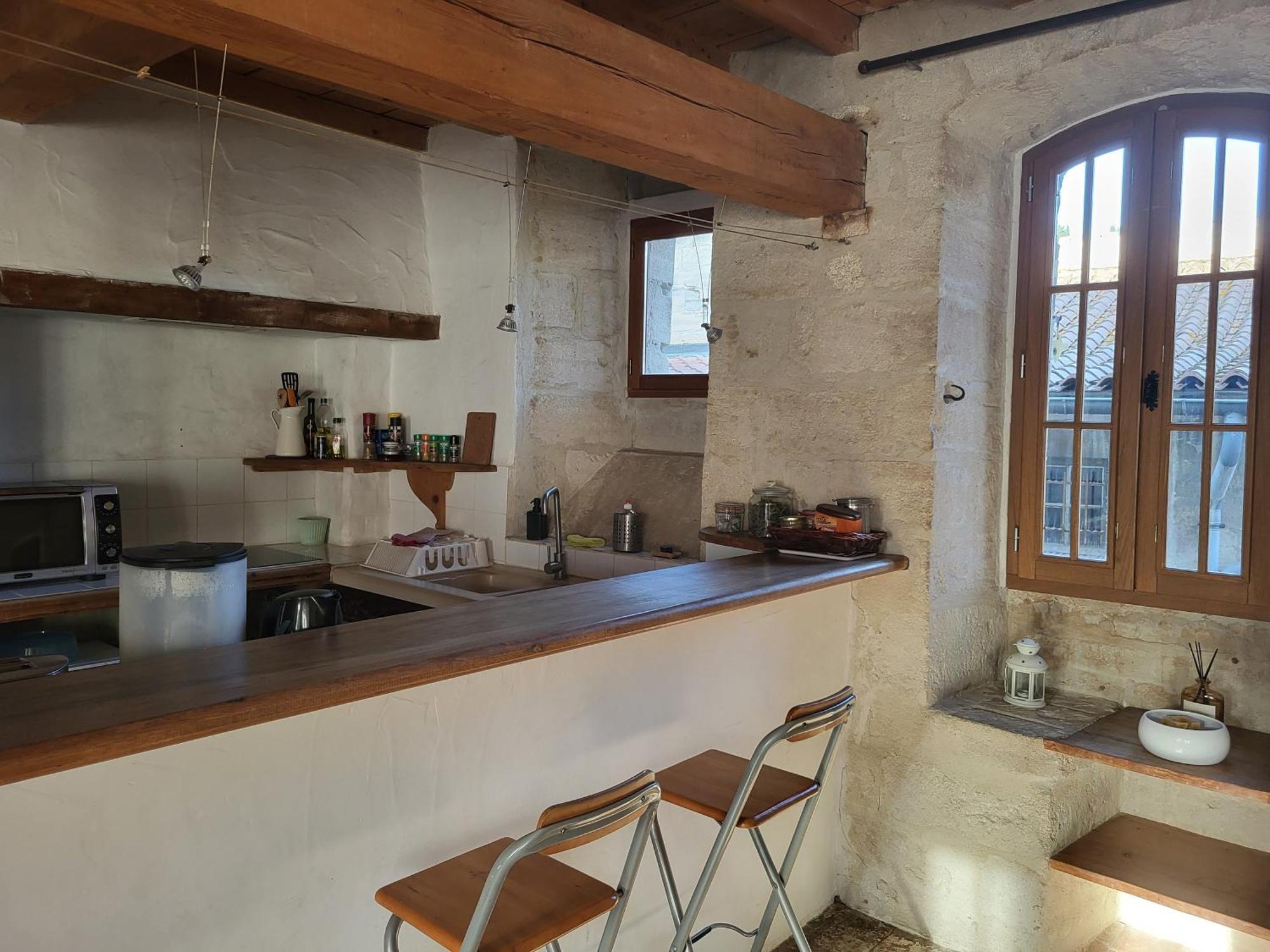 Maison Atypique Coeur De Village Historique Villeneuve-les-Avignon Bagian luar foto